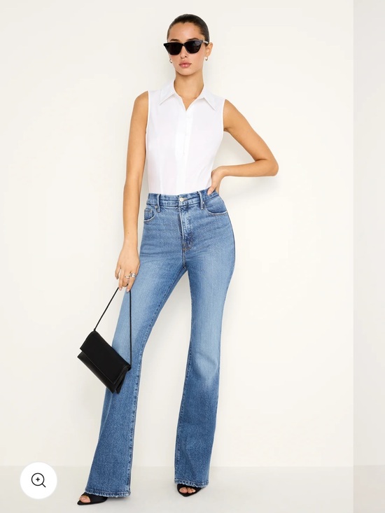Good American Denim - Good American “Soft Tech Good Classic Bootcut Jeans”